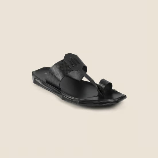 Overdrive Shoes Men Black Ethnic Kolhapuris
