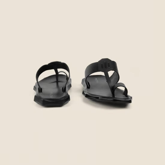 Overdrive Shoes Men Black Ethnic Kolhapuris