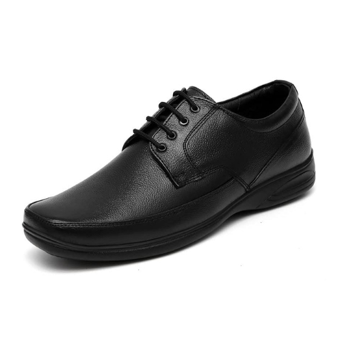 Overdrive Shoes Men’s Genuine Leather Lace up Derby Formal Shoes